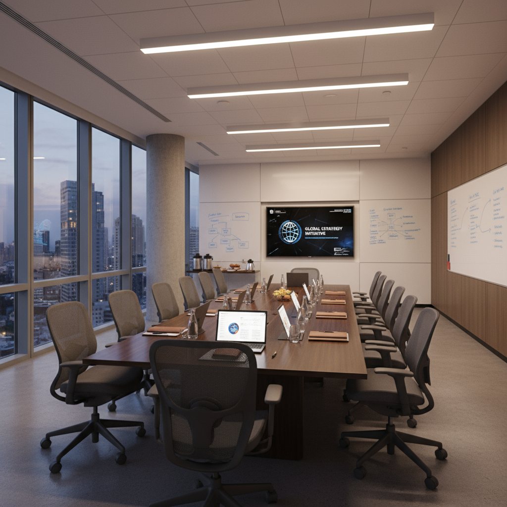 a conference room, visually distinct from the previous museum officer image